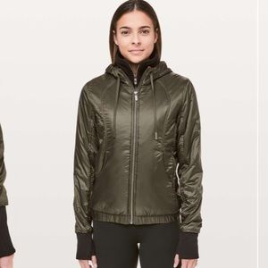 lululemon athletica | Jackets u0026 Coats | Lululemon Scuba Glyde Bonber Jacket  Dark Olive | Poshmark